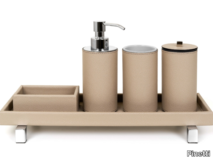 POSEIDON - Leather bathroom set _ Pinetti