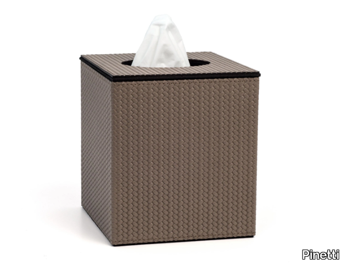 Hand towel dispenser - Countertop leather hand towel dispenser _ Pinetti