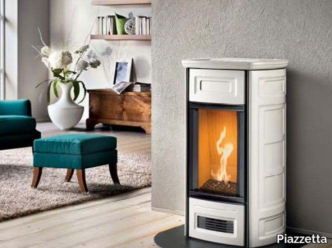 G958 C - Gas steel stove for air heating _ Piazzetta