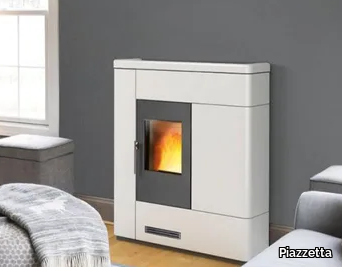 P136 - Pellet steel stove for air heating Class A+ _ Piazzetta