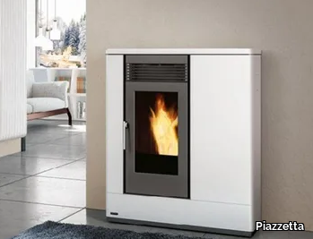 P185 TH - Pellet steel Heating stove Class A+ _ Piazzetta