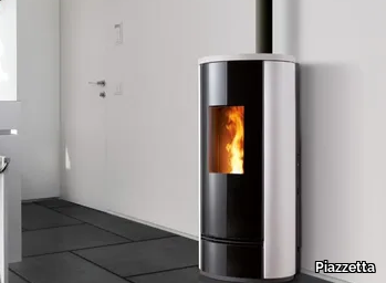 P220 T STEEL - Pellet steel stove _ Piazzetta