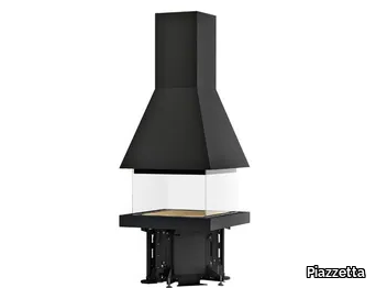 M360 Q - Wood-burning Monoblock Boiler fireplace _ Piazzetta