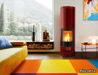 E 929 MH - Wood-burning stove _ Piazzetta