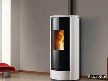 P230 T STEEL - Pellet steel stove _ Piazzetta