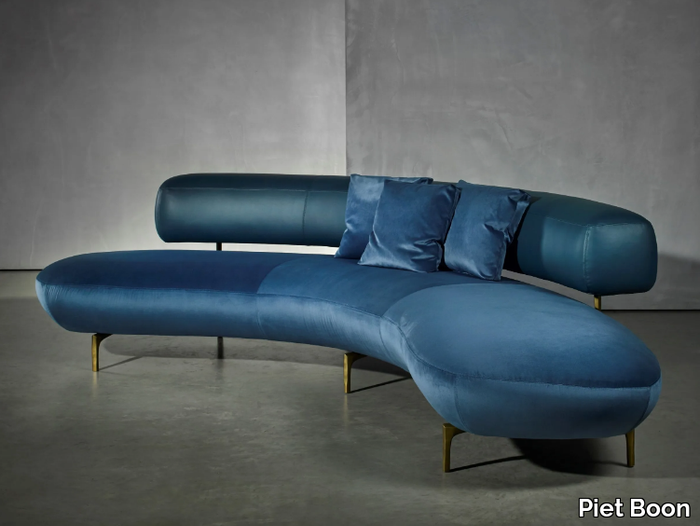 ELLA LIVING - Curved fabric sofa _ Piet Boon