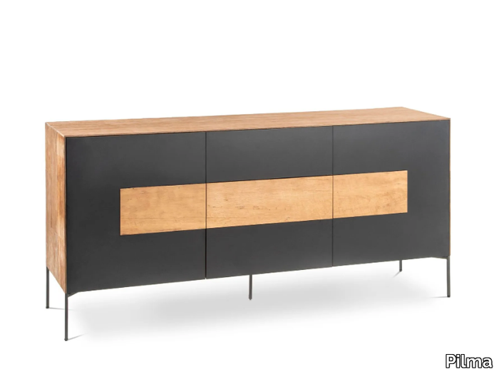 NEW ZEN - Steel and wood sideboard _ Pilma