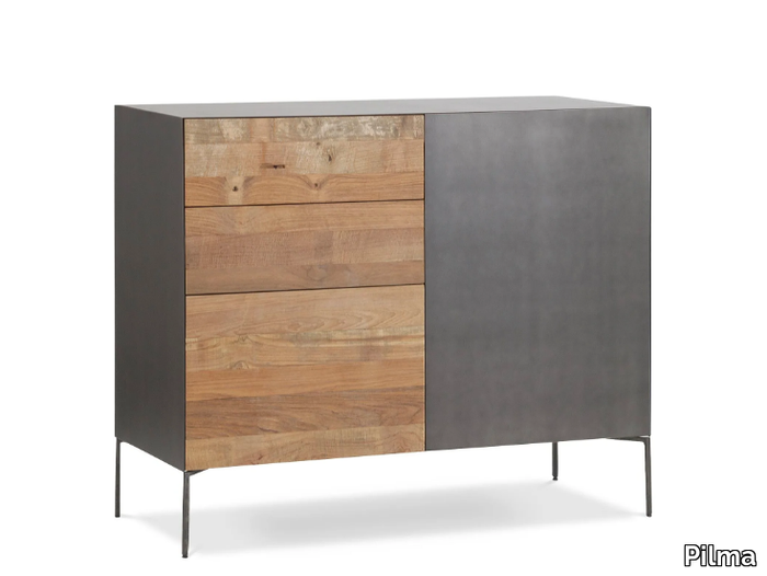 FUSION - Painted metal sideboard _ Pilma