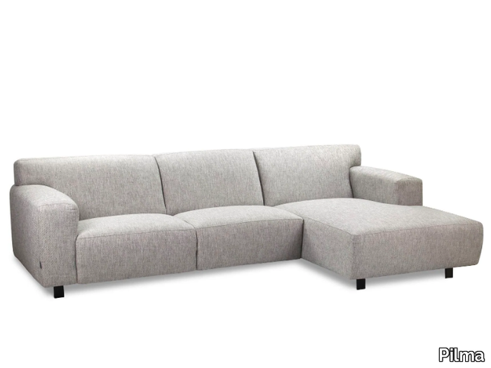 TALIA - Fabric sofa with chaise longue _ Pilma