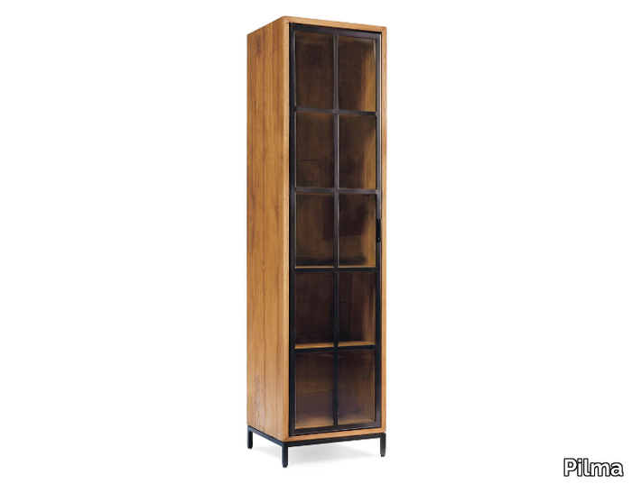 CRAFT - Steel and wood display cabinet _ Pilma