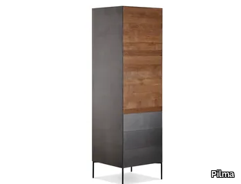 FUSION - Teak wardrobe with drawers _ Pilma