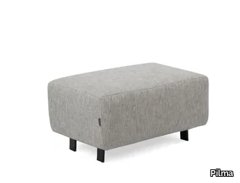 TALIA - Rectangular upholstered fabric pouf _ Pilma