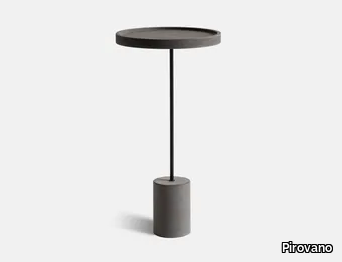 Coffee table - Round high side table _ Pirovano