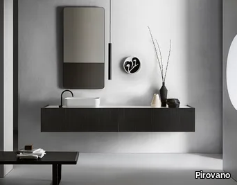 MILLENNIUM XL 105 - Bathroom composition with vanity unit, mirror and lamp _ Pirovano