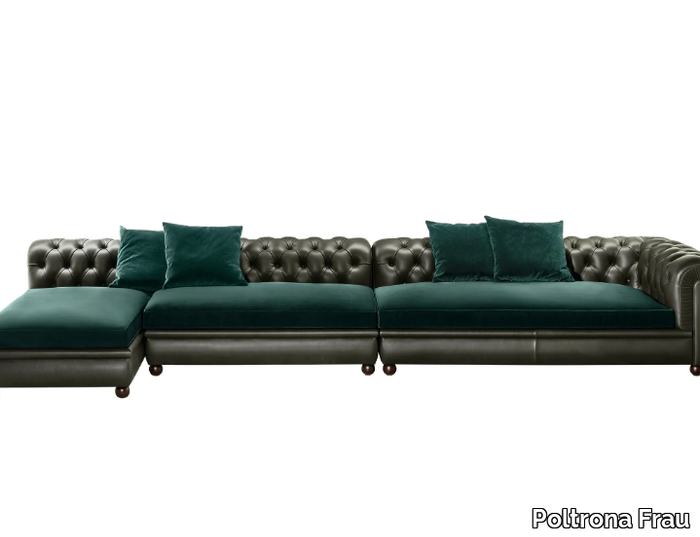 CHESTER LINE - Sectional tufted sofa _ Poltrona Frau