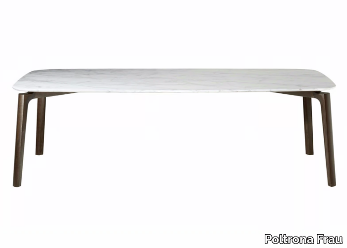 NABUCCO - Rectangular marble dining table _ Poltrona Frau