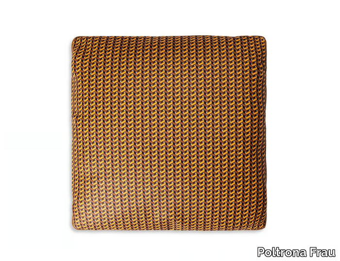 MOTIF - Square leather cushion _ Poltrona Frau