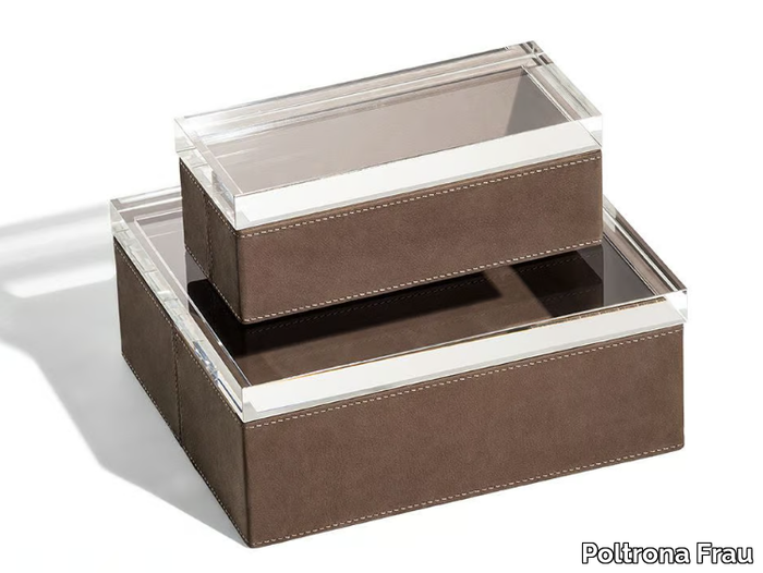 LEATHER CASE - Leather storage box _ Poltrona Frau