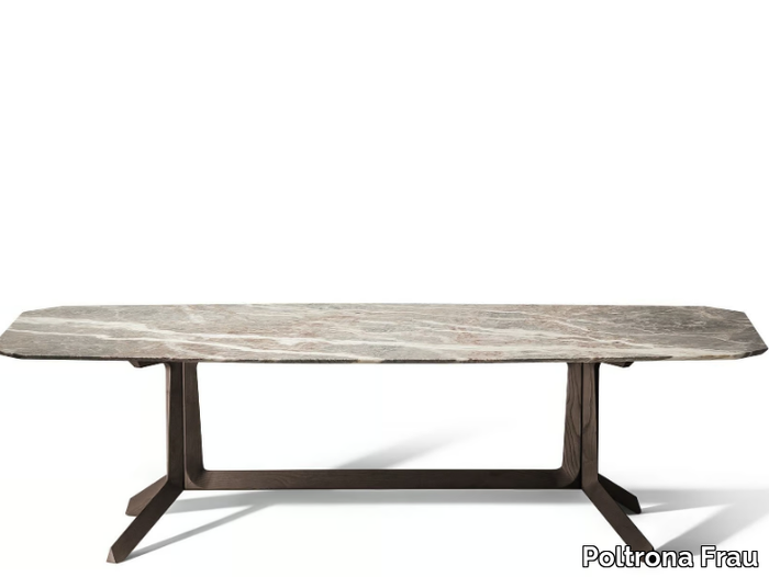 OTHELLO - Rectangular marble living room table _ Poltrona Frau