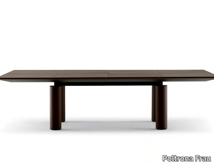 C.E.O. CUBE MEETING - Rectangular meeting table with cable management _ Poltrona Frau