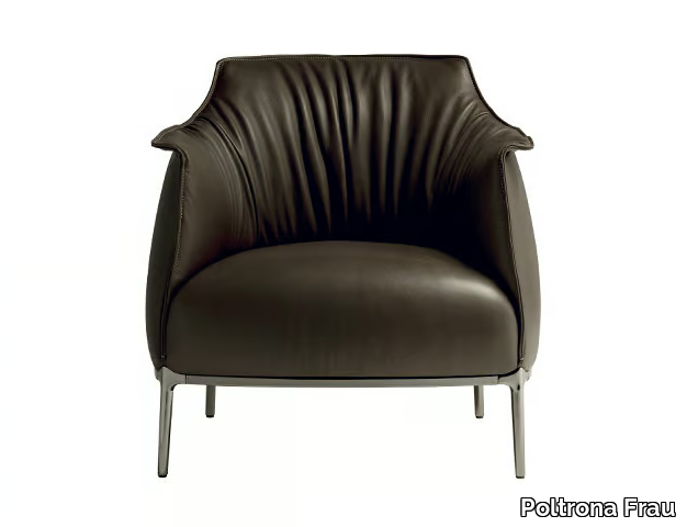 ARCHIBALD - Leather armchair _ Poltrona Frau