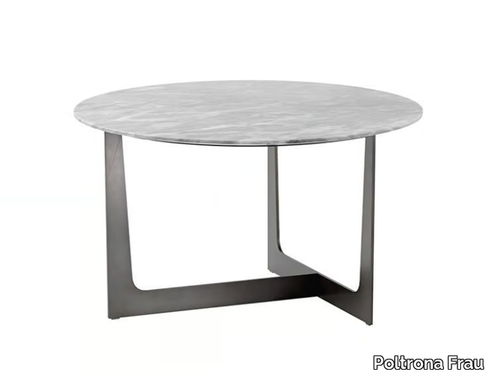 ILARY - Round marble coffee table _ Poltrona Frau