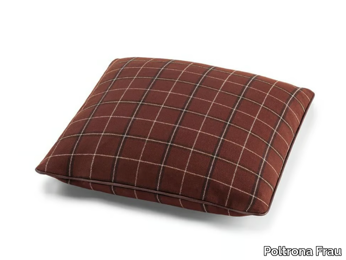 LORO PIANA INTERIORS - Check square wool cushion _ Poltrona Frau