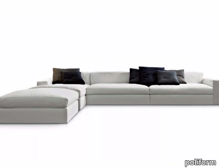 DUNE - Corner sectional fabric sofa _ Poliform