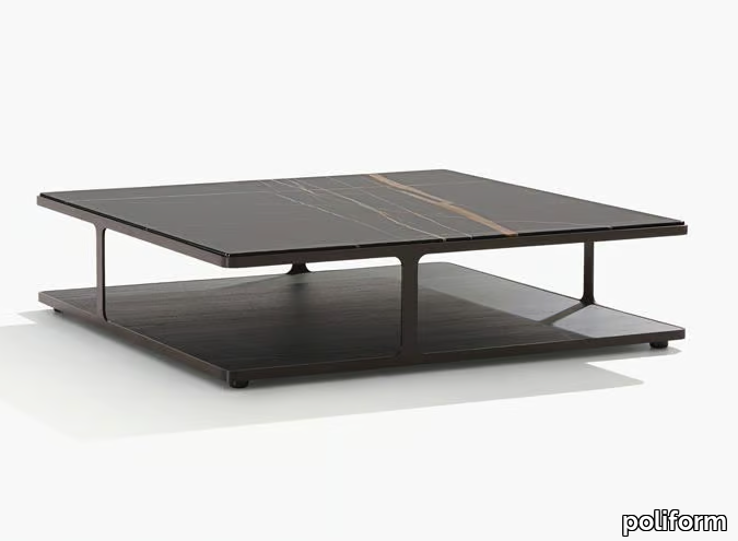 CREEK - Square coffee table _ Poliform