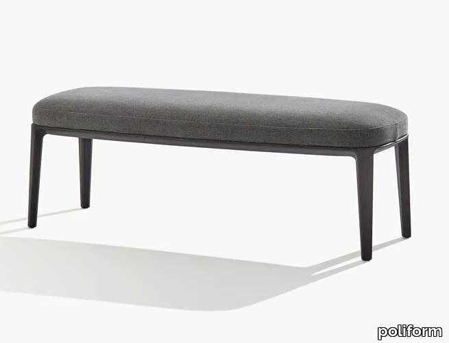 JANE - Upholstered fabric bench _ Poliform