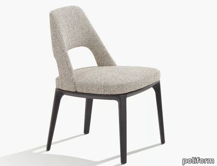 SOPHIE LITE - Upholstered fabric chair _ Poliform