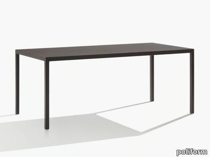 TREVI - Rectangular honeycomb dining table _ Poliform