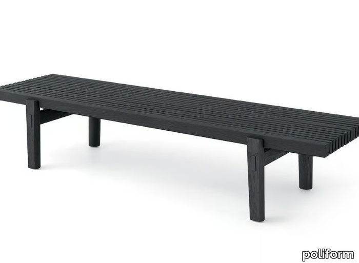 HOME HOTEL - Wood veneer bench _ Poliform