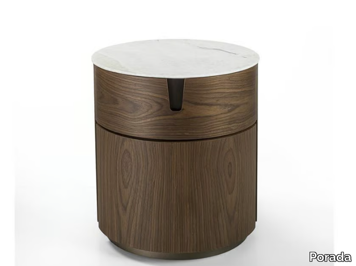 TYLSA NIGHT 54 - Wooden bedside table _ Porada