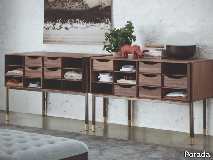 BAYUS - Walnut chest of drawers _ Porada