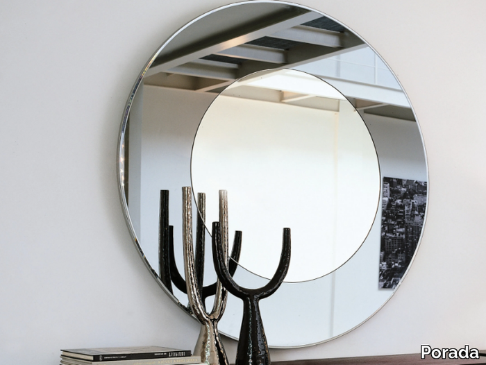 FOUR SEASON - Round wall-mounted mirror _ Porada