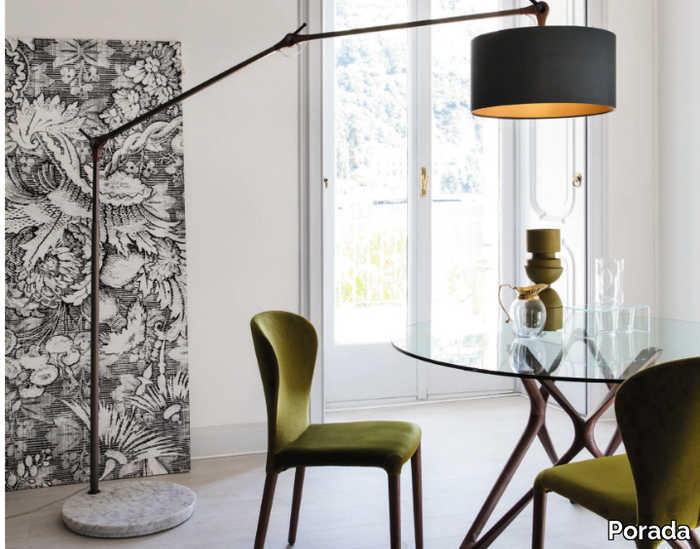 GARY BIG - Adjustable brass floor lamp _ Porada