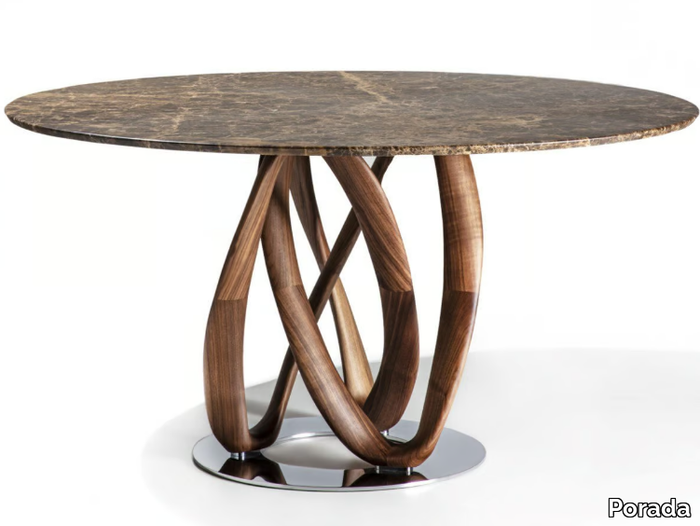 INFINTY - Round marble table _ Porada