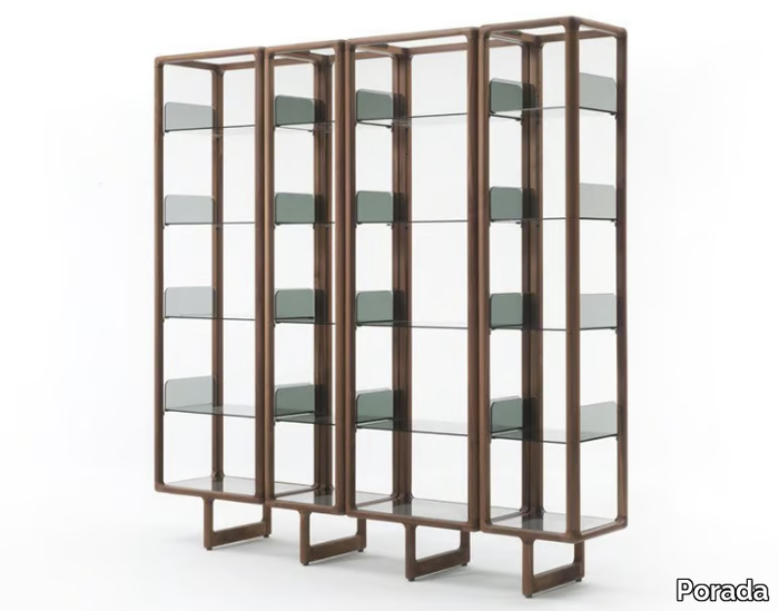 MYRIA - Open modular wooden bookcase _ Porada