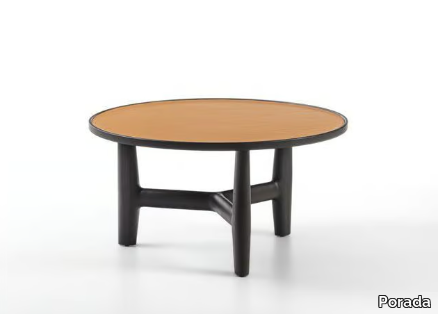 TILLOW - Tanned leather coffee table _ Porada