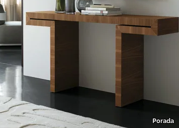 MIYABI - Rectangular walnut console table _ Porada