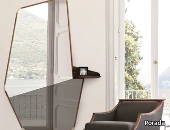 OPS 2 - Mirror with shelf and wooden frame _ Porada