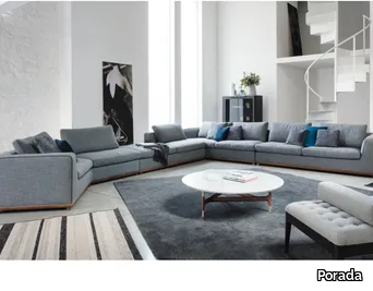 KIRK - Corner sectional fabric sofa _ Porada