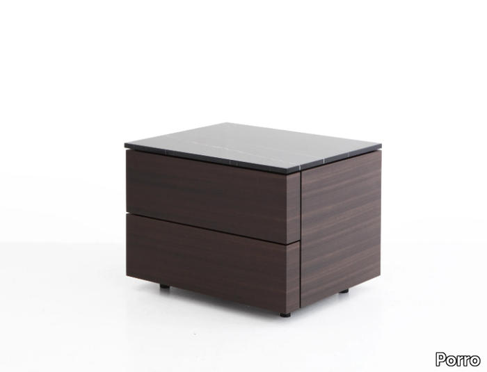 HUB - Bedside table with drawers _ Porro