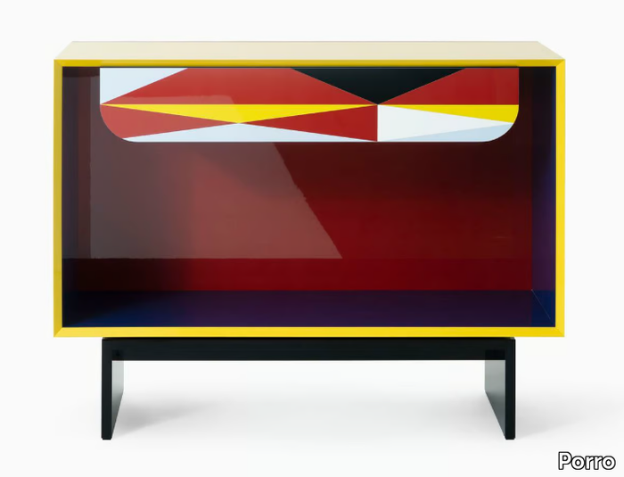 LINEA - Cellulose acetate sideboard with drawers _ Porro