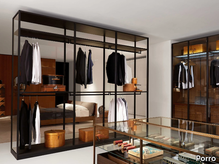 STORAGE AIR - Sectional custom walk-in wardrobe _ Porro