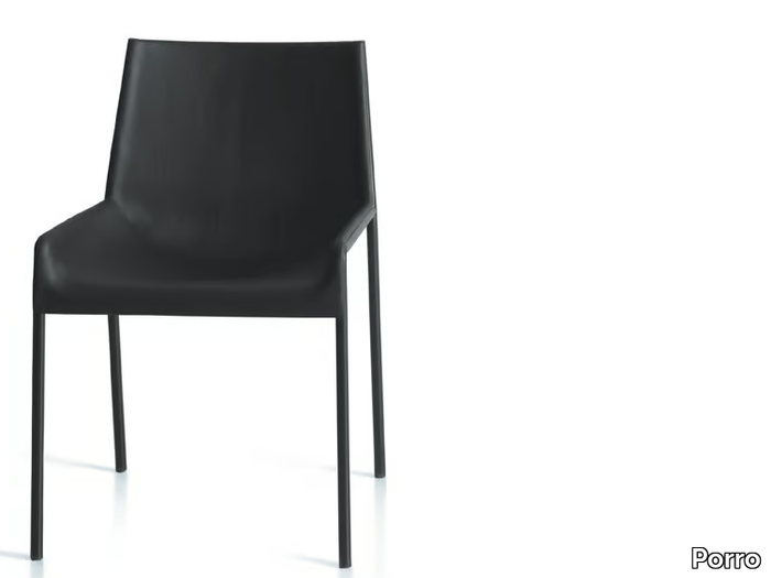 H.CHAIR - Leather chair _ Porro