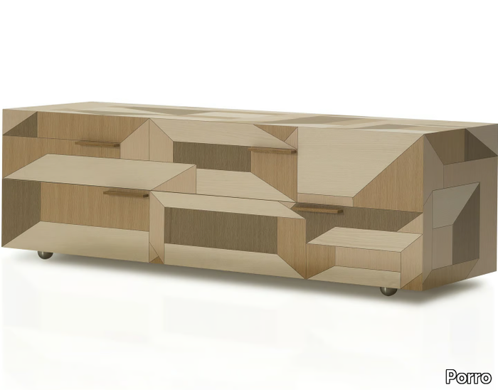 INLAY - Wooden sideboard / chest of drawers _ Porro