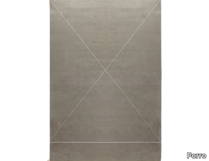 RADICALE - Rectangular handmade wool rug _ Porro