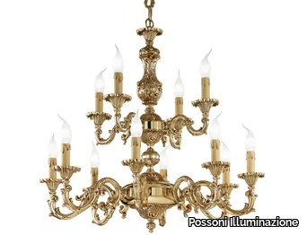 OLDIE 504/8+4 - French Gold chandelier _ Possoni Illuminazione